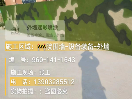 周口 迷彩漆喷涂价格（按平方米计费）